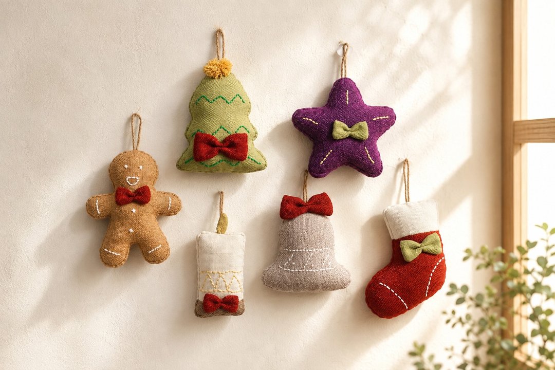 纯手缝 居家摆饰 Christmas decorations / 圣诞交换礼物 / 吊饰 - 摆饰 - 其他材质 多色