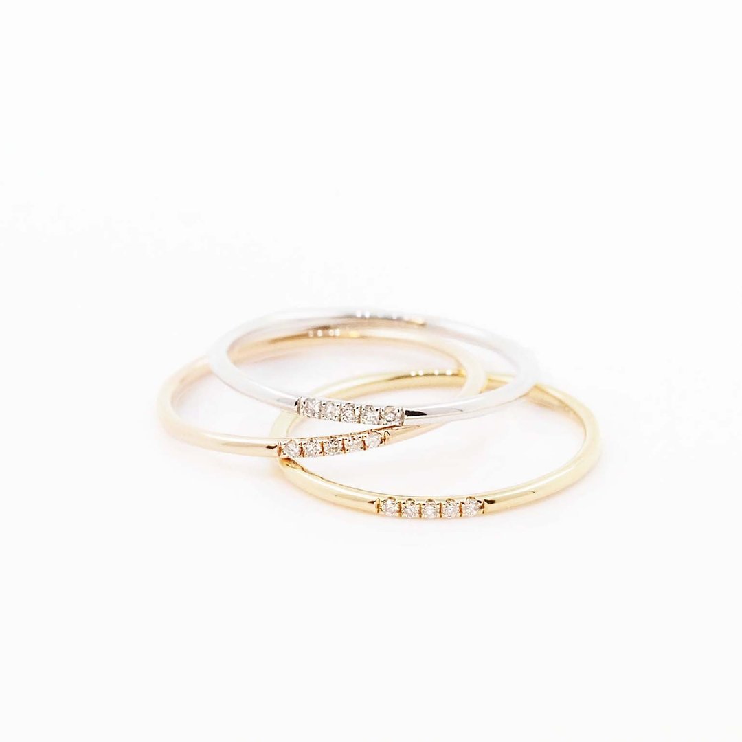 Telepath Ring | 钻石戒指 | 18K 金 - 戒指 - 贵金属 金色