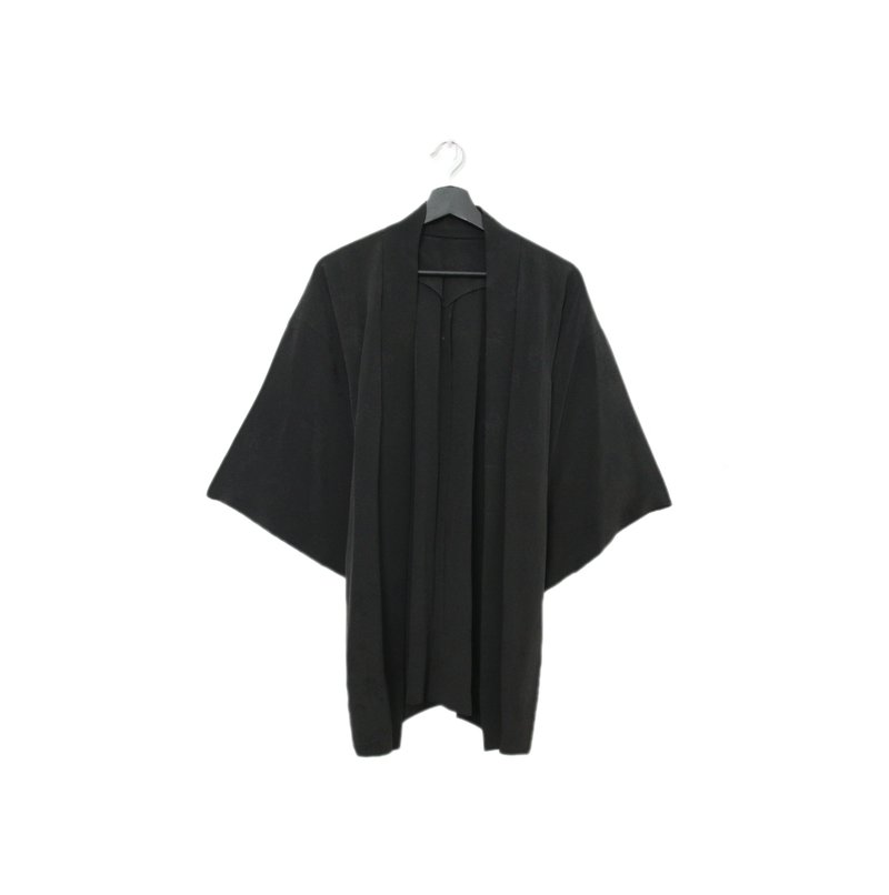 Back to Green-日本透肤羽织 低调 草丛纹 tf-09/vintage kimono - 女装休闲/机能外套 - 丝．绢 