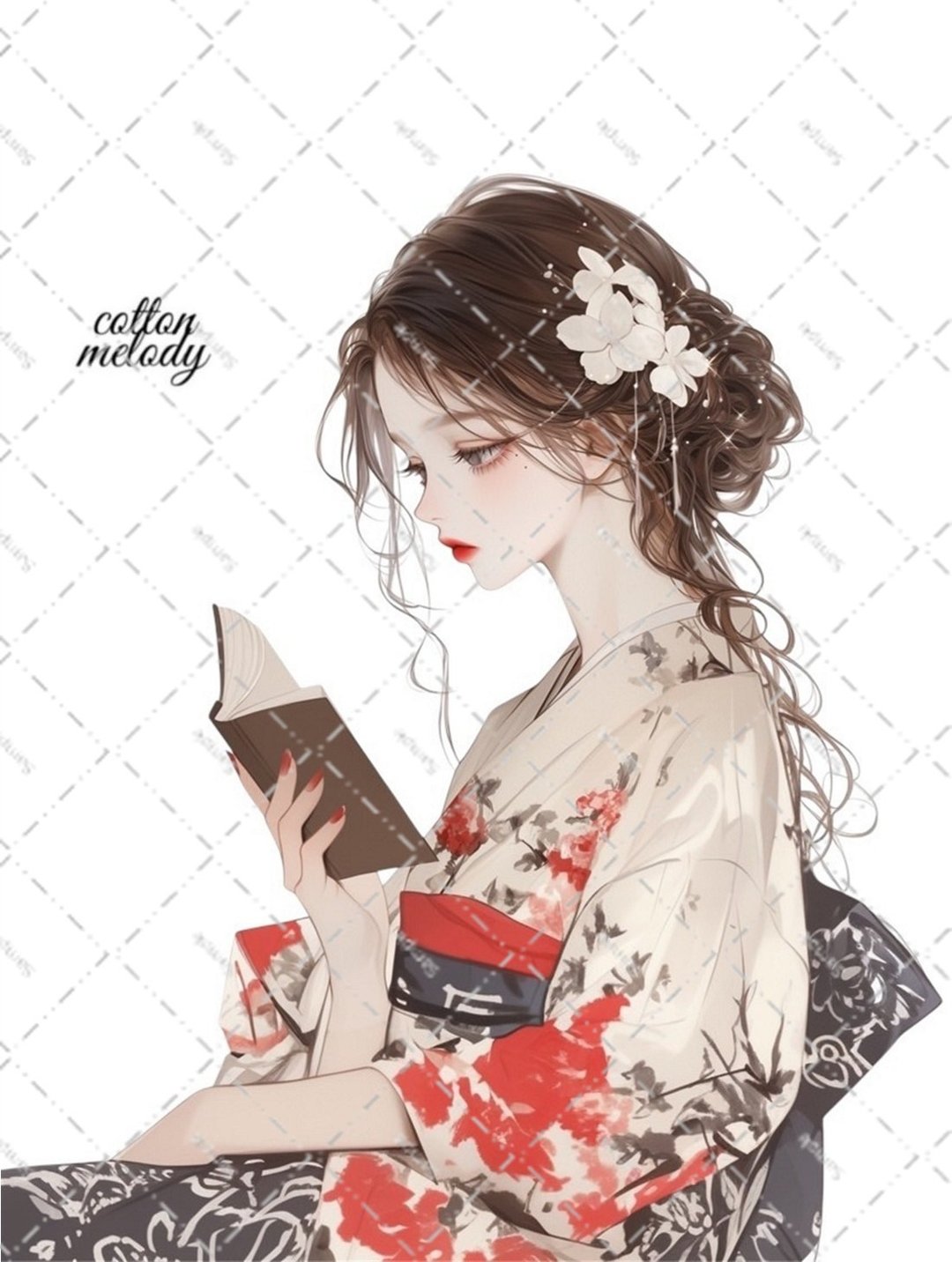 原创贴纸 No.6178 人物贴纸 原创贴纸 女孩贴纸 原创人物贴纸 - 贴纸 - 纸 