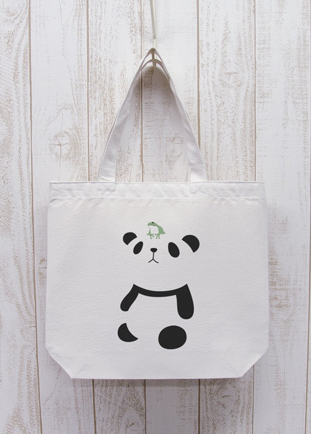 Niten Zero Bread Outing Tote Frog Natural / R007-BT-NA - 其他 - 棉 白色