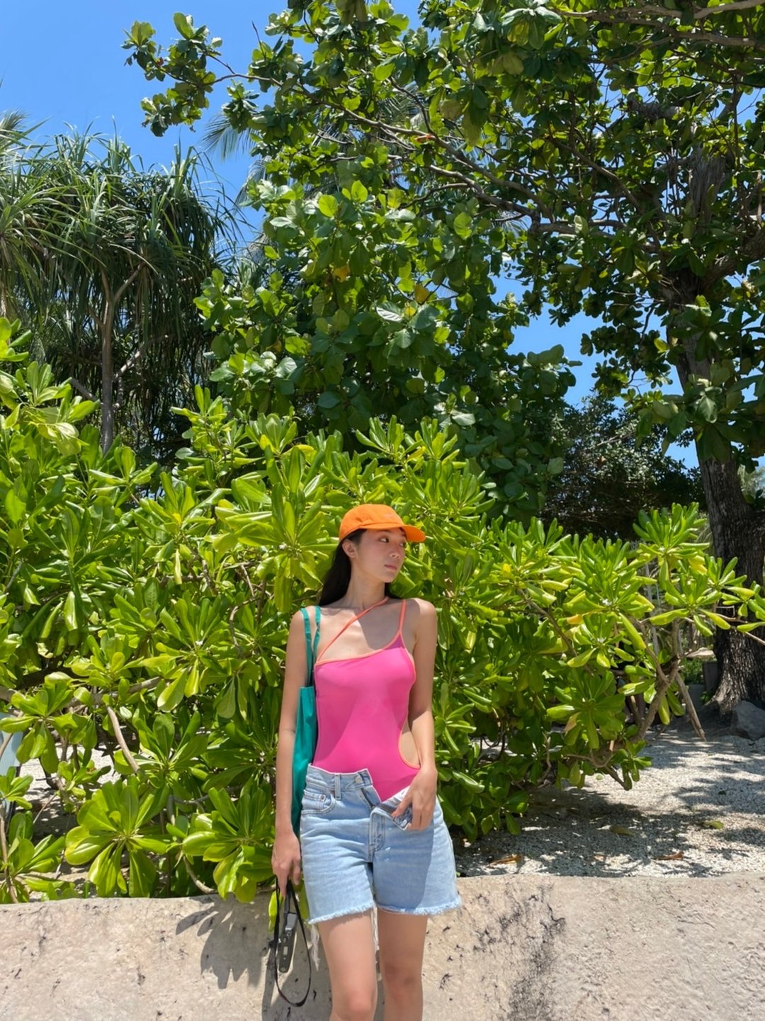 清仓特卖 // Vacay - 粉红 - 女装泳衣/比基尼 - 防水材质 黄色