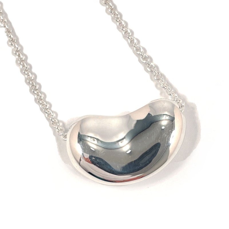 [日本直销，二手，状况良好] 蒂芙尼项链吊坠豆 Elsa Peretti 925银配件珠宝 - 项链 - 纯银 银色