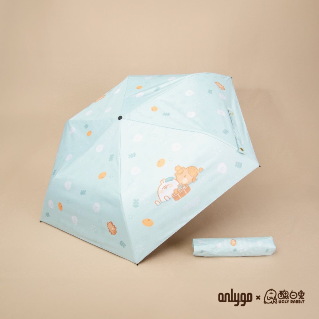 【联名】Onlygo x 丑白兔联名晴雨伞 / 水豚 - 雨伞/雨衣 - 防水材质 