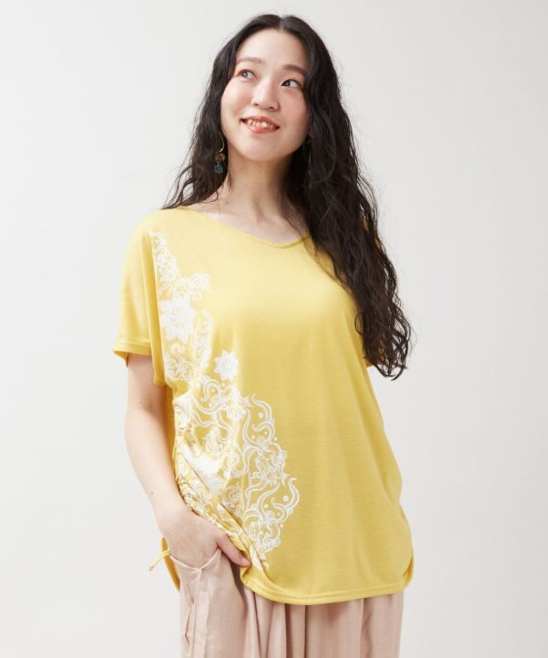 SaibabaEthnique【热门预购】VORRUK 曼陀罗印花 T 恤 (3 色)CTK-6201 - 女装衬衫 - 其他材质 
