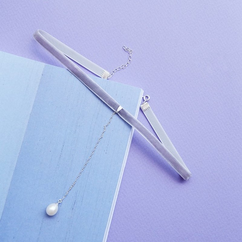 N IS FOR NEVERLAND 维纳斯 天然珍珠 925纯银 颈链 choker - 颈链 - 其他材质 