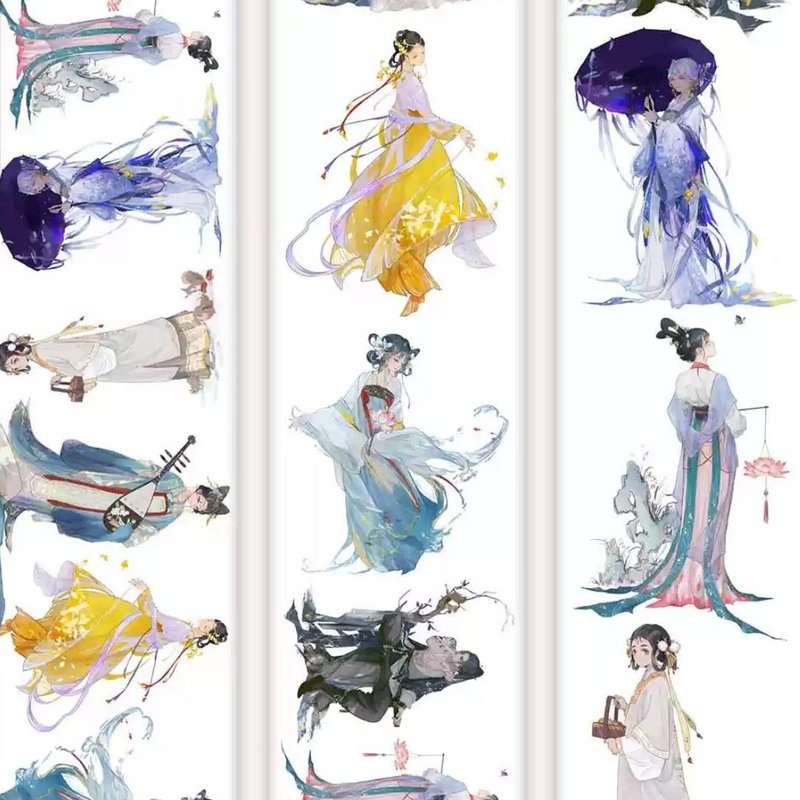 覓仙音 PET 膠帶 5米卷 - 纸胶带 - 其他材质 