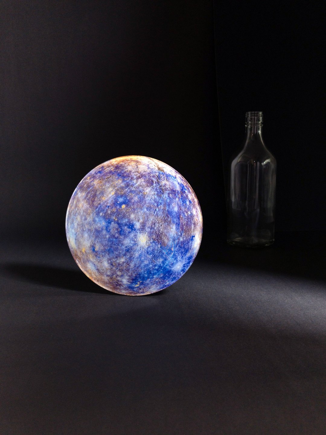 星球卡片 - 水星 - 卡片/明信片 - 压克力 蓝色
