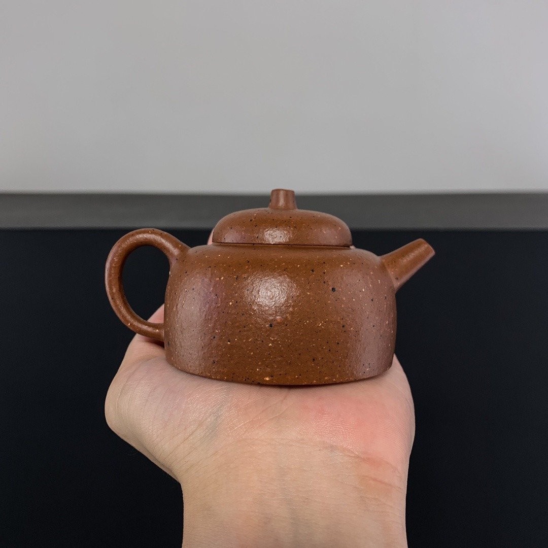 送礼紫砂壶茶壶百纳 120cc 精品粗砂降坡泥 透气性好 造型慕古曼 - 茶具/茶杯 - 陶 灰色