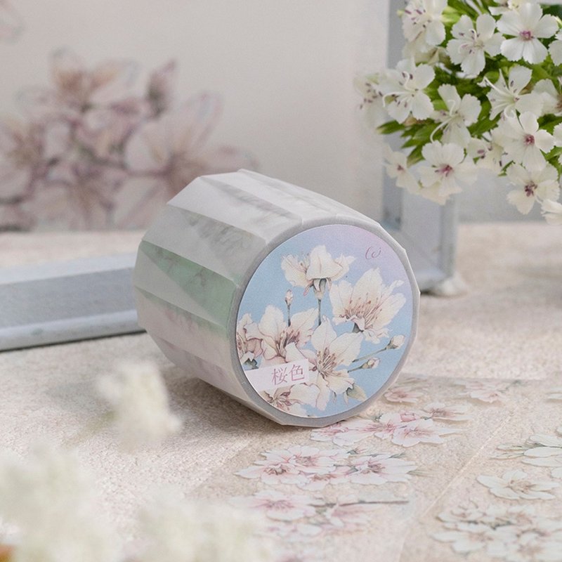 樱色 - 5cm 亮面PET胶带 - 纸胶带 - 塑料 