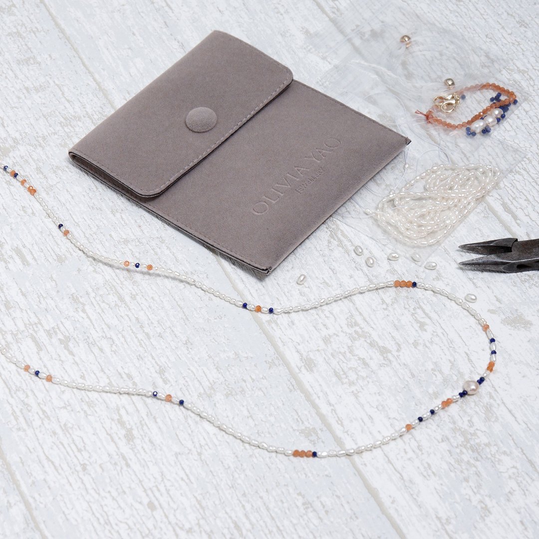 口罩链材料包Mask Chain Diy Kit - 金工/饰品 - 宝石 多色