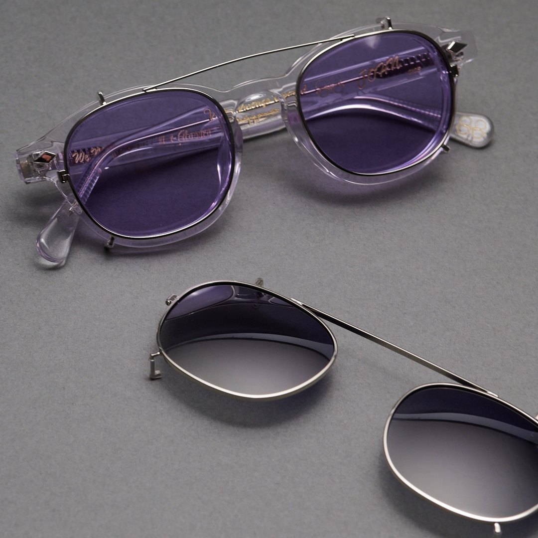 Vatic Vintage Optical John Crystal Pure 三用插件式墨镜 - 眼镜/眼镜框 - 其他材质 透明