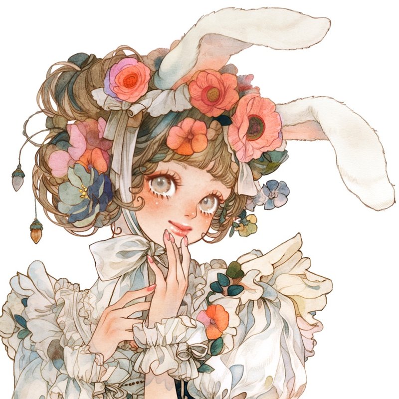 原创贴纸【Easter 花兔】 - 贴纸 - 纸 