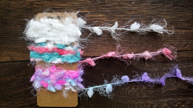 Diary decoration Konpeito 1m 3 pairs - 包装材料 - 棉．麻 粉红色