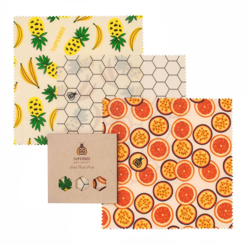 Superbee环保蜂蜡布 小号三件组 (夏日风情款式) - 其他 - 蜡 
