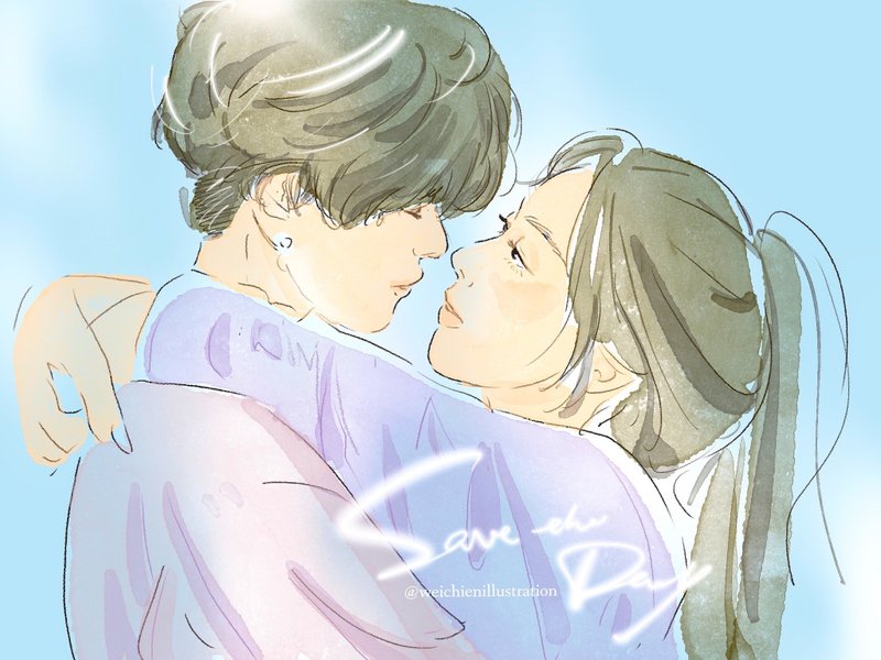 喜帖婚卡设计订制 下单前请先联系设计师 - 电子手绘真人画像/绘画/插画 - 其他材质 