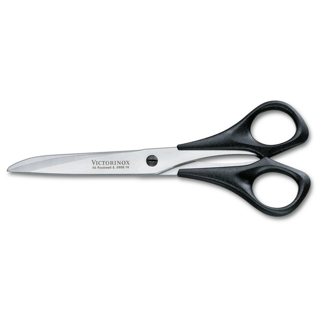 VICTORINOX 瑞士维氏 专业家用剪刀 16cm 右手 8.0906.16 - 剪刀/拆信刀 - 不锈钢 黑色