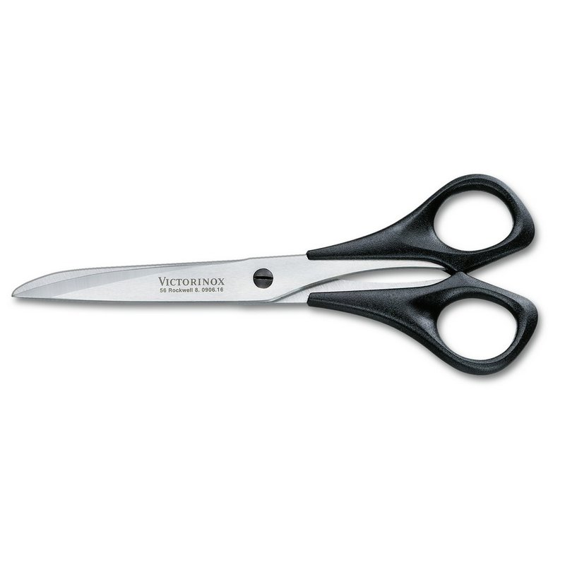 VICTORINOX 瑞士维氏 专业家用剪刀 16cm 右手 8.0906.16 - 剪刀/拆信刀 - 不锈钢 黑色