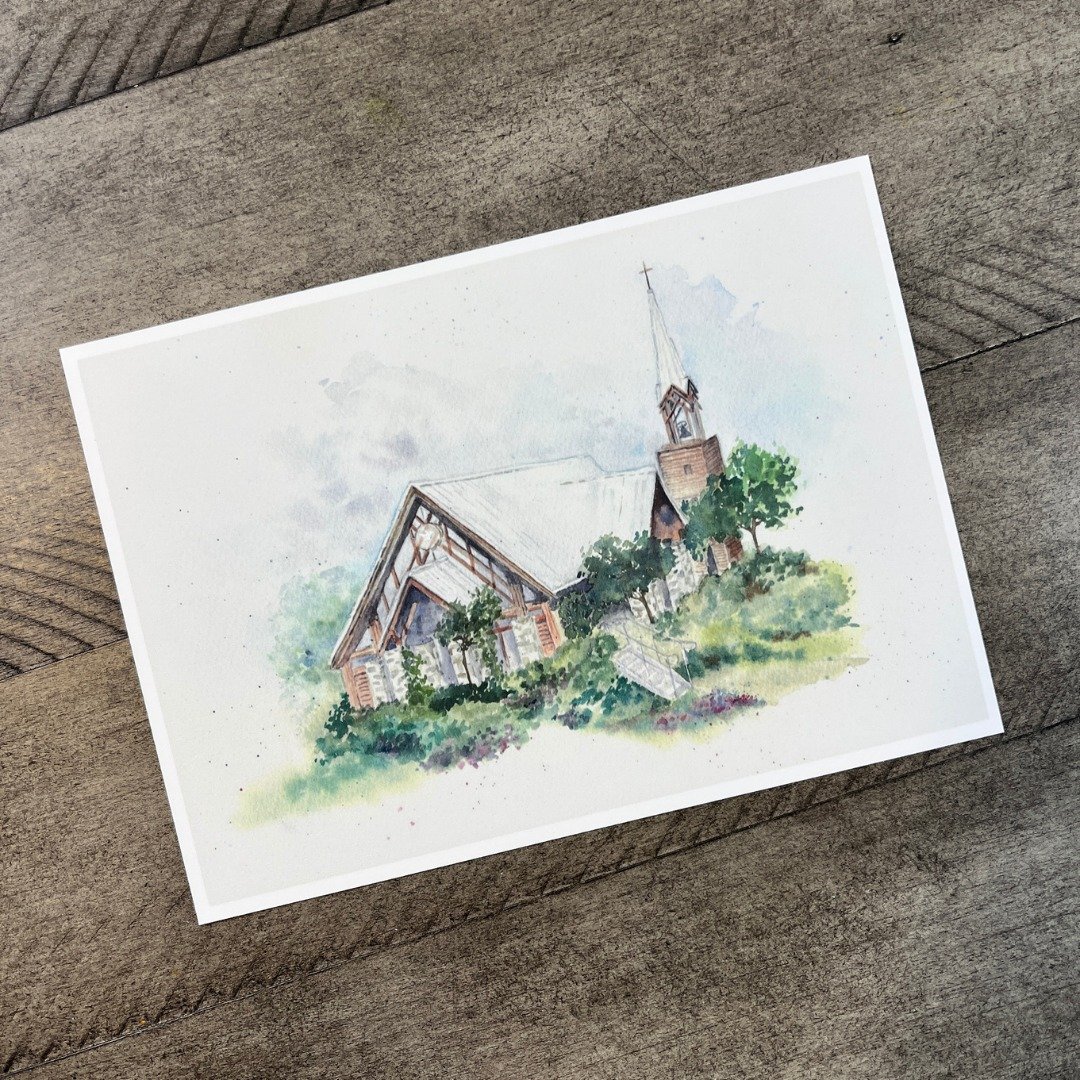 Chapel | 手绘明信片 | Neighborhood Beauty 系列 - 卡片/明信片 - 纸 多色