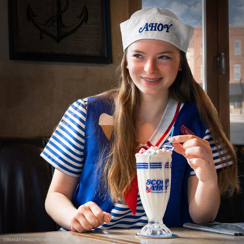 怪奇物语 - Scoops Ahoy 奶昔玻璃杯套组 - 其他杯子 - 玻璃 蓝色