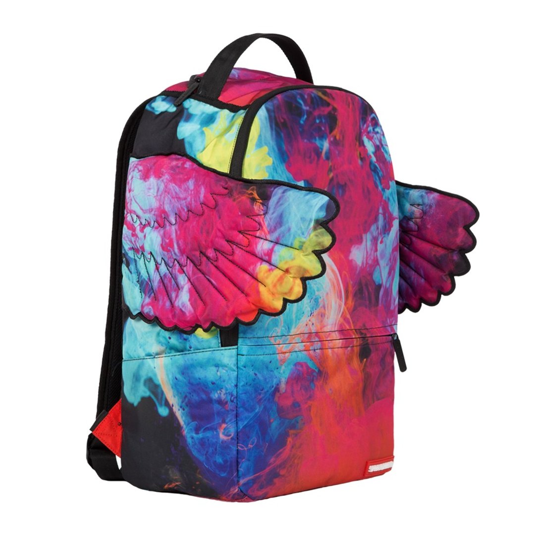 【SPRAYGROUND】DLX WINGS 系列 Tripppy Wings 迷幻翅膀潮流笔电后背包 - 后背包/双肩包 - 其他材质 多色