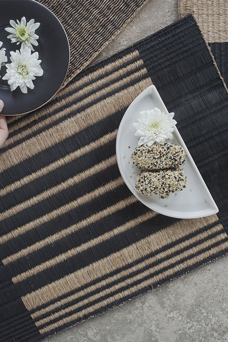 Set 2, Indigo Housewarming, Home Gifts, placemat, table mat, jute platemat - 餐垫/桌巾 - 环保材料 咖啡色