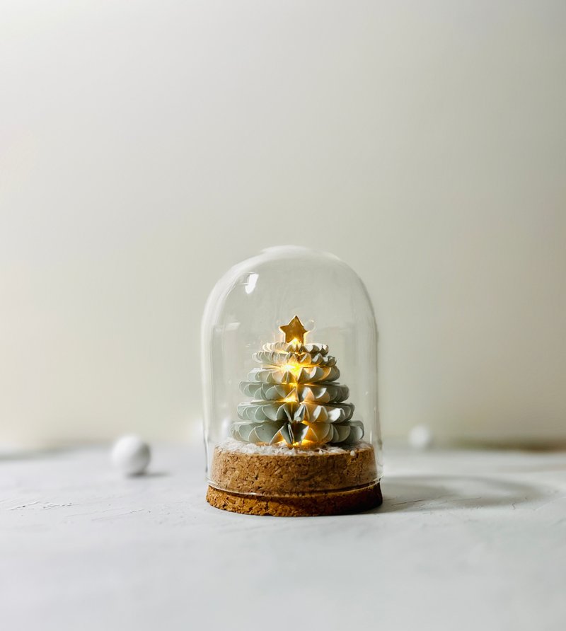 【 DIY 手作】雾淞绿圣诞树灯饰卡片/DIY圣诞礼盒/材料包附教学 - 木工/竹艺/纸艺 - 纸 