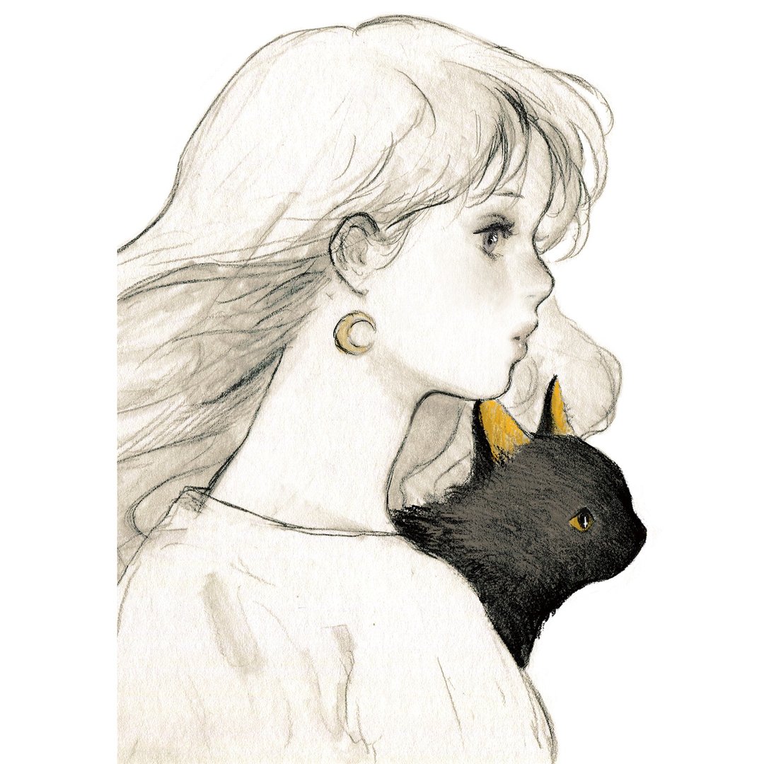 明信片 / 温柔凝视 / NOMA 游牧插画明信片 - 卡片/明信片 - 纸 