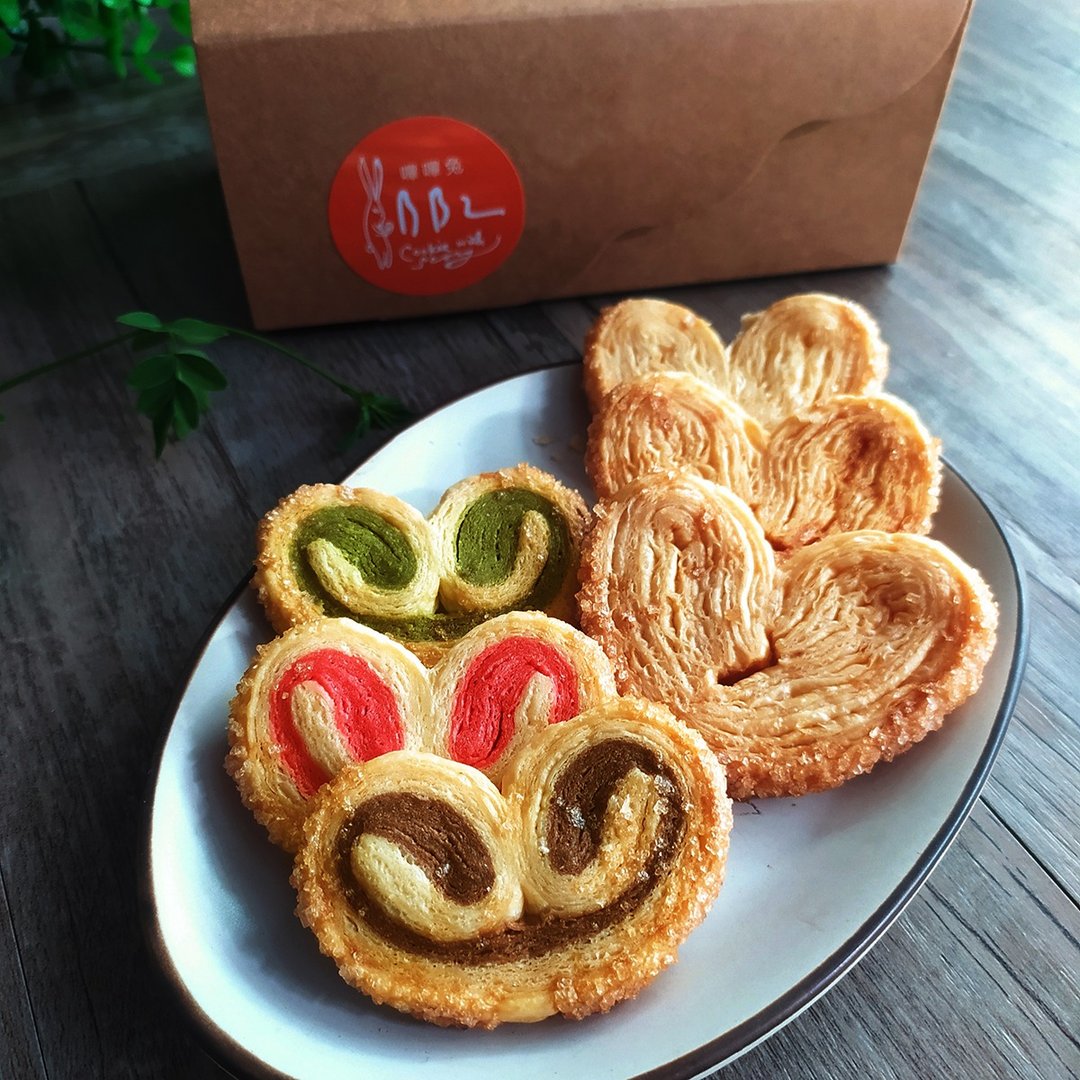 蝴蝶酥 (盒)-10片 - 手工饼干 - 新鲜食材 