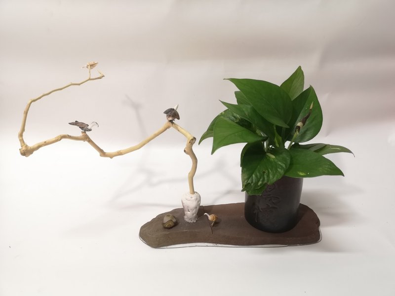 -拖鞋- 花台 花座 展示架  盆栽架 多肉植物 花架 置物台 - 植栽/盆栽 - 其他材质 卡其色