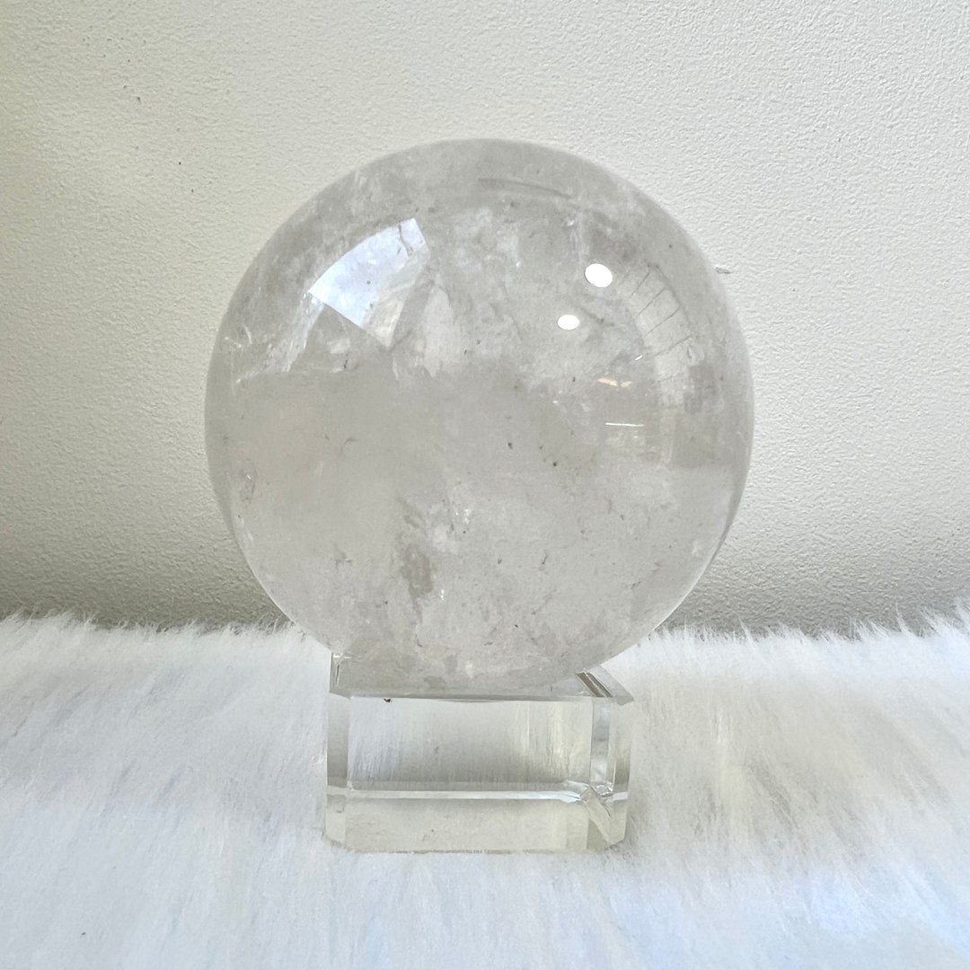 白晶球 | 水晶 | 水晶球 | 水晶摆件 - 摆饰 - 水晶 透明