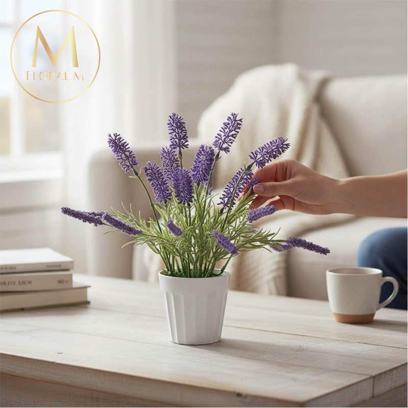 法式浪漫田园薰衣草仿真花礼 - 摆饰 - 塑料 紫色