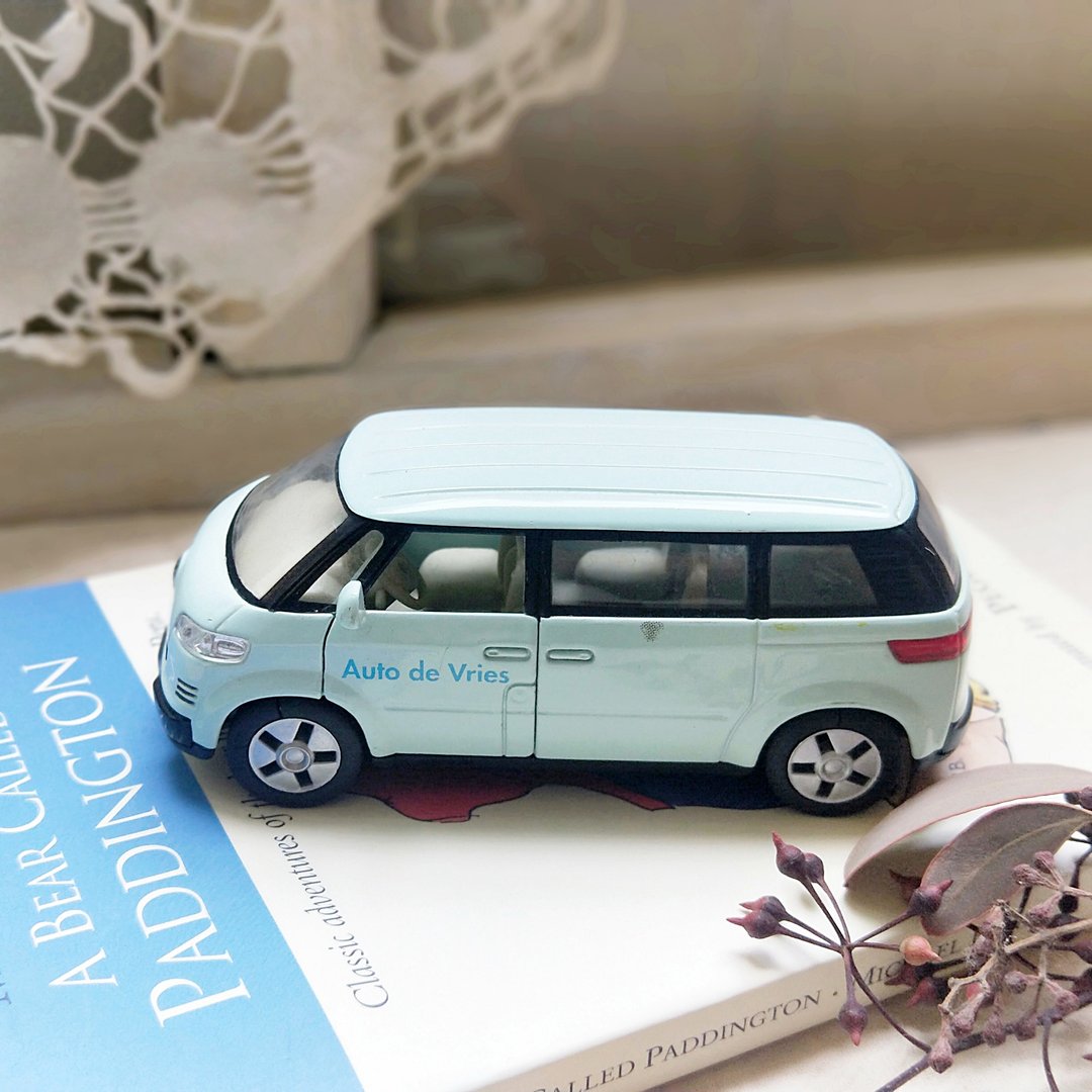 【好日恋物】德国带回古件2001 VOLKSWAGEN MICROBUS玩具车 - 摆饰 - 其他金属 蓝色