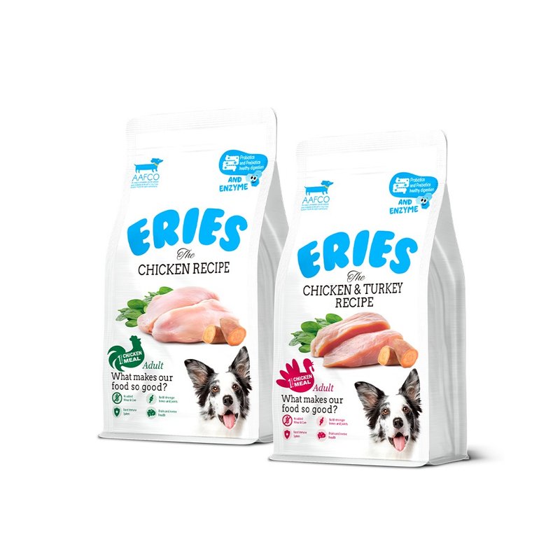 狗主食丨伊瑞思丨益生菌酵素成犬粮丨1kg丨2包组 - 狗罐头/鲜食 - 其他材质 