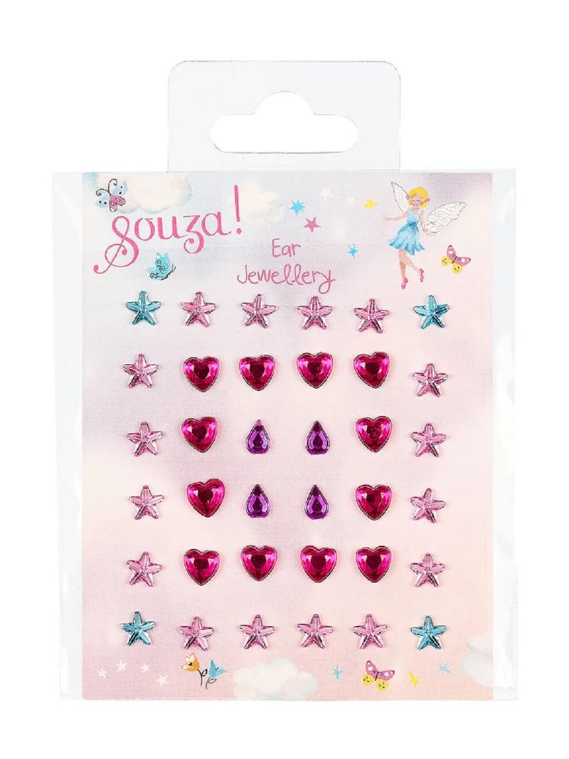 荷兰 Souza 立体珠宝耳环贴–精灵仙子款 - 耳环/耳夹 - 压克力 