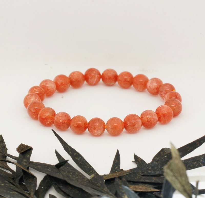 金星太阳石 8.6mm 手链 ( Oligoclase 8.6mm Bracelet ) - 手链/手环 - 水晶 
