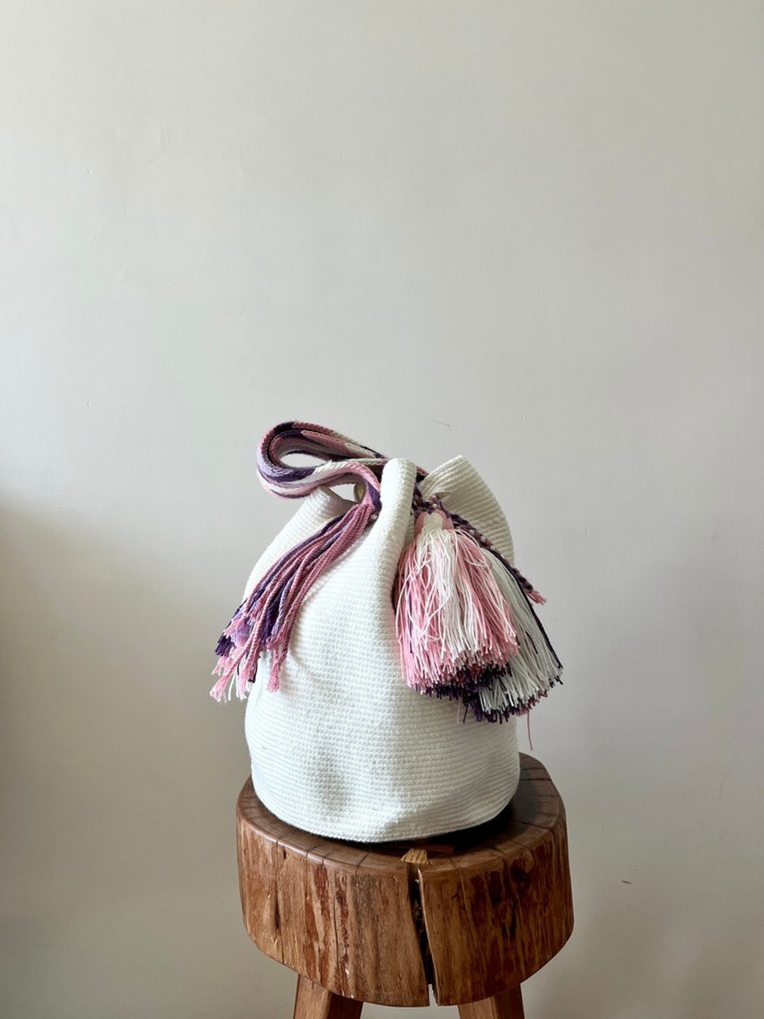 哥伦比亚 Wayuu 手织袋 - 侧背包/斜挎包 - 棉．麻 多色