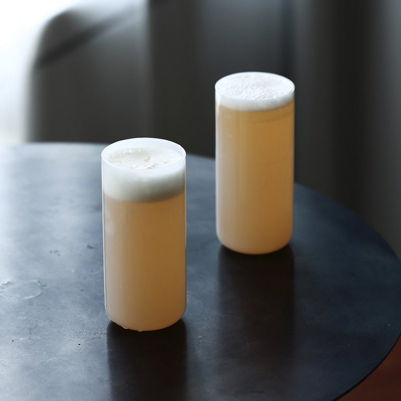 【日本ideaco】复古风奶玉玻璃杯2入组-210ml-多色可选 - 其他杯子 - 玻璃 多色