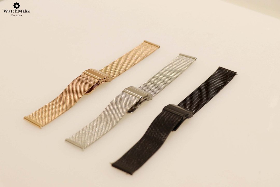 快拆式金属米兰表带—Apple Watch 适用 - 表带 - 不锈钢 多色