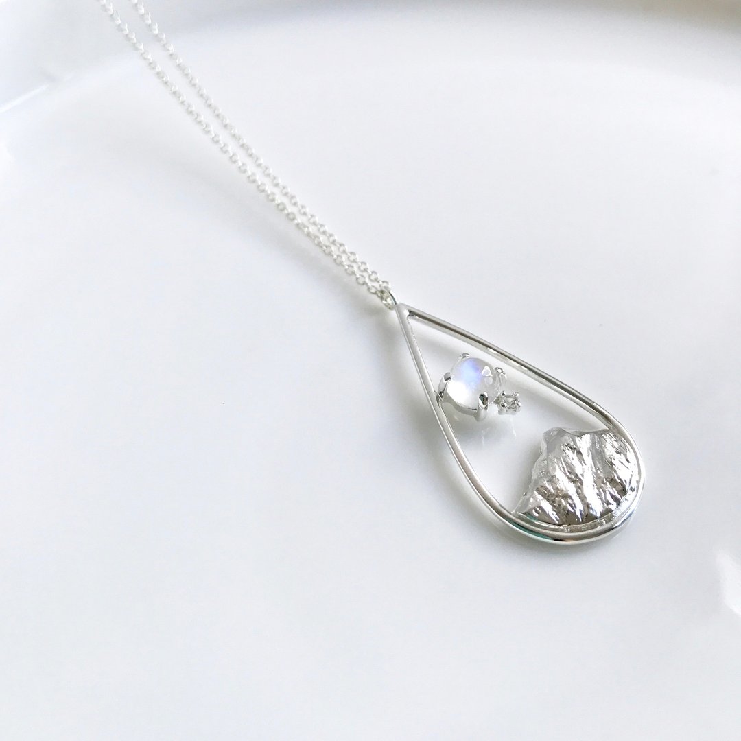 ▪ Midnight Necklace ▪ 旅程系列 纯银项链 ▪ - 项链 - 其他金属 白色