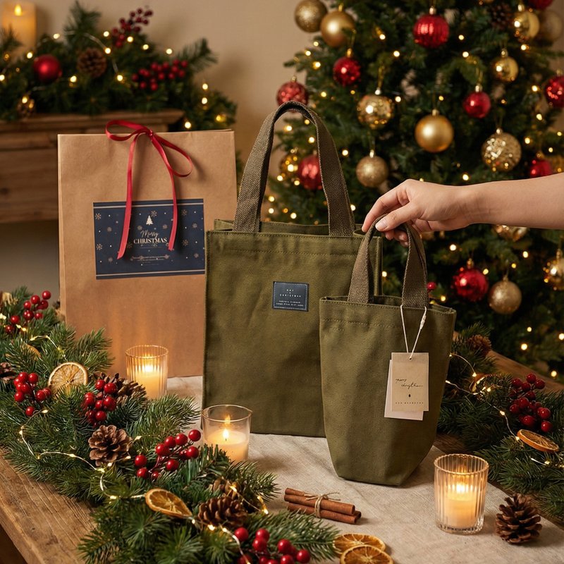 【热销组】圣诞礼物 交换礼物 圣诞礼物组 实用礼物 500交换礼物 - 手提包/手提袋 - 其他材质 