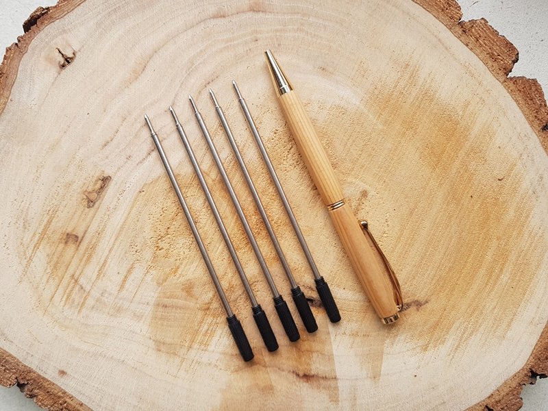 手工钢笔、钢珠笔、原子笔  笔芯 - 其他书写用品 - 颜料 黑色