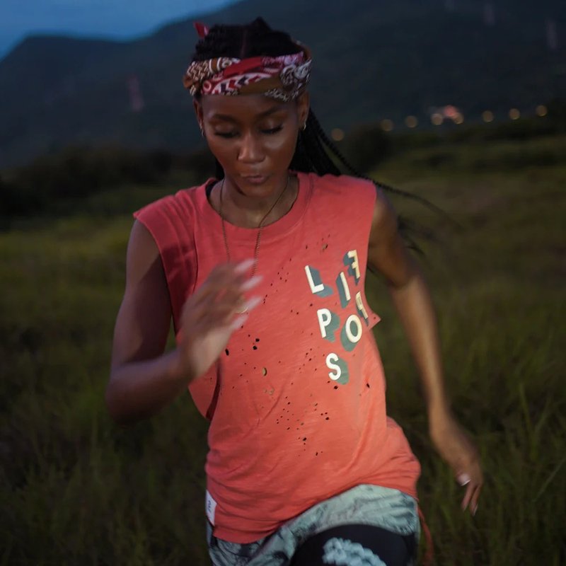 SAVAGE TANK TEE (Women) - 女装背心 - 棉．麻 红色