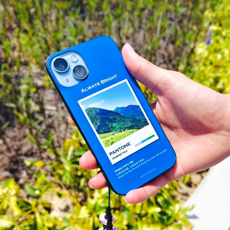 Pantone 美式复古风景 手机壳 - 手机壳/手机套 - 塑料 蓝色
