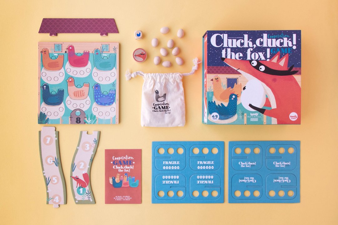 Londji-咕咕! 狐狸来了! 亲子桌游 (西班牙原装) - 玩具/玩偶 - 纸 