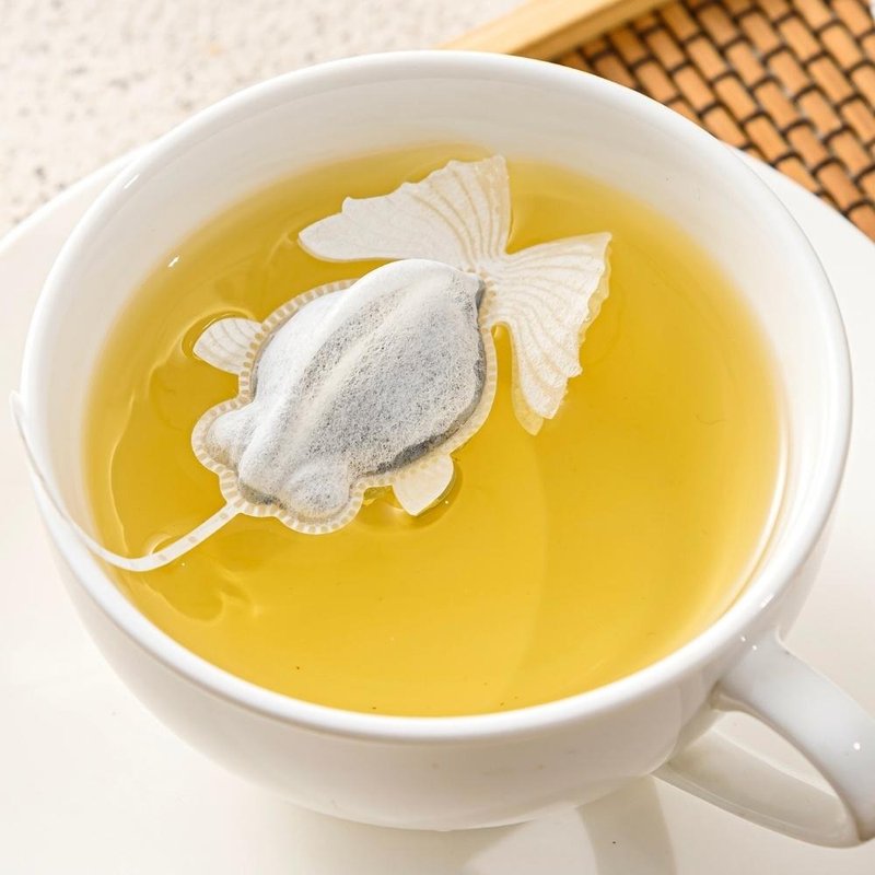 金鱼茶包【芒果佛手柑绿茶】独享包(10包入) 伴手礼 英式茶 绿茶 - 茶 - 植物．花 