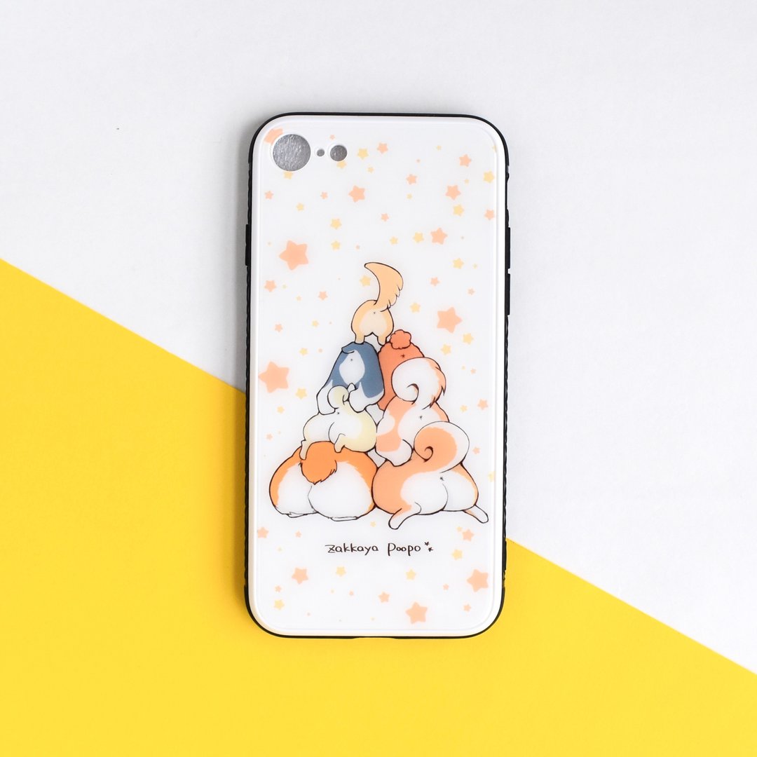 Dog butt tower iPhone case - 手机壳/手机套 - 其他材质 白色