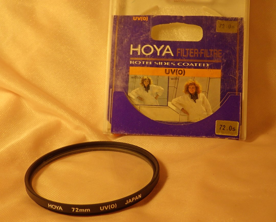 Hoya UV (0) 雾霾滤镜 72 毫米螺纹安装镜头盒日本 Tokina 1A 型 - 相机 - 玻璃 