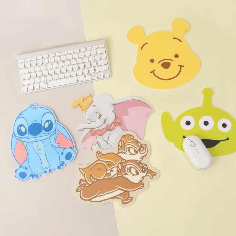 迪士尼造型鼠标垫-Disney电脑鼠标垫 桌垫 维尼 三眼怪 史迪奇 - 鼠标垫 - 塑料 多色