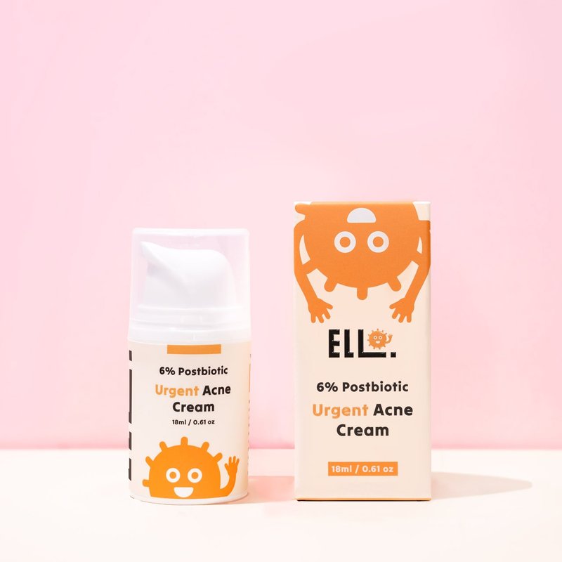 ELLO研舒肌 Urgent 益生菌净痘调理乳霜 18ml 青春痘 痤疮 情人节 - 日霜/晚霜 - 浓缩/萃取物 